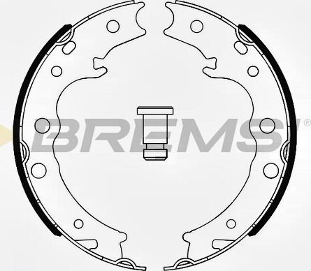 Bremsi GF0646 - Комплект гальм, ручник, парковка avtolavka.club