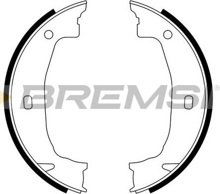 Bremsi GF0079 - Комплект гальм, ручник, парковка avtolavka.club