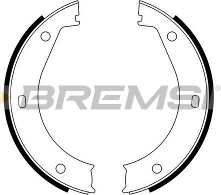 Bremsi GF0076 - Комплект гальм, ручник, парковка avtolavka.club