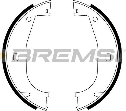 Bremsi GF0078 - Комплект гальм, ручник, парковка avtolavka.club
