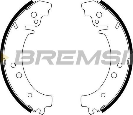 Bremsi GF0160 - Комплект гальм, барабанний механізм avtolavka.club