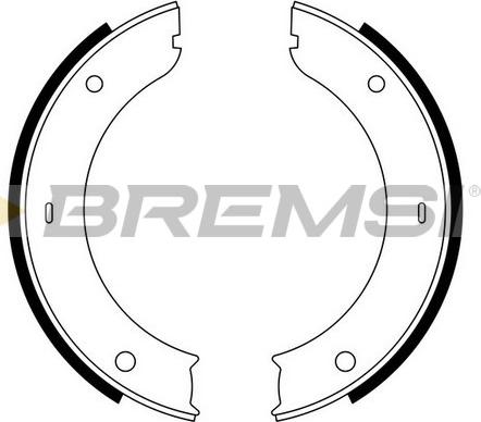 Bremsi GF0133 - Комплект гальм, ручник, парковка avtolavka.club