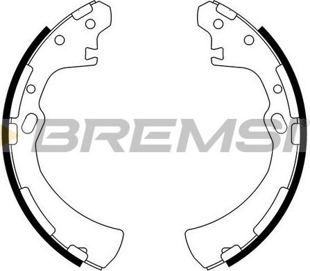 Bremsi GF0849 - Комплект гальм, барабанний механізм avtolavka.club