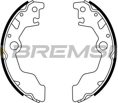 Bremsi GF0888 - Комплект гальм, барабанний механізм avtolavka.club
