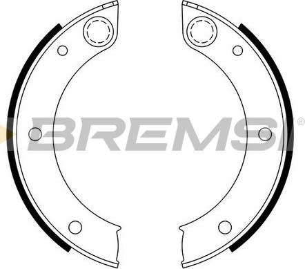 Bremsi GF0396 - Комплект гальм, ручник, парковка avtolavka.club