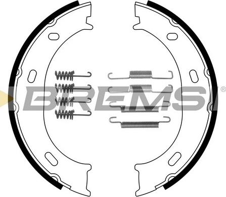 Bremsi GF0306-1 - Комплект гальм, ручник, парковка avtolavka.club