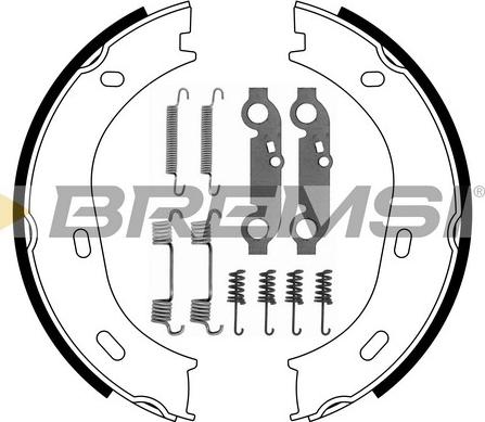 Bremsi GF0301-1 - Комплект гальм, ручник, парковка avtolavka.club