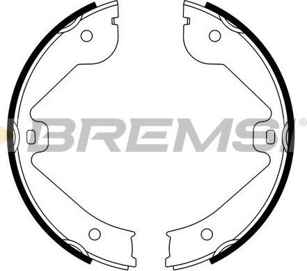 Bremsi GF0314 - Комплект гальм, ручник, парковка avtolavka.club