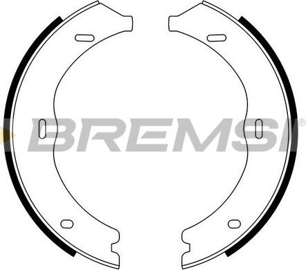 Bremsi GF0316 - Комплект гальм, ручник, парковка avtolavka.club