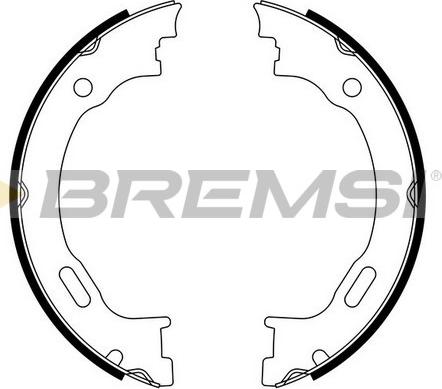 Bremsi GF0310 - Комплект гальм, ручник, парковка avtolavka.club