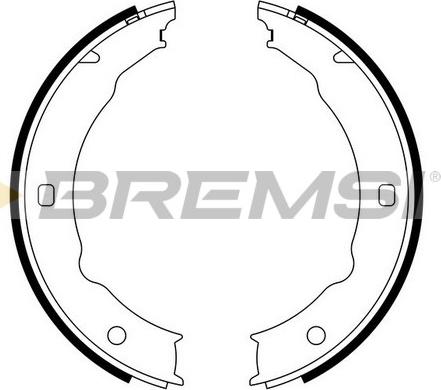 Bremsi GF0387 - Комплект гальм, ручник, парковка avtolavka.club