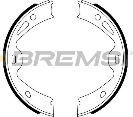 Bremsi GF0331 - Комплект гальм, ручник, парковка avtolavka.club