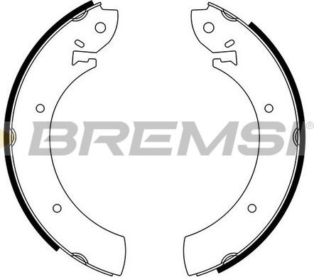 Bremsi GF0207 - Комплект гальм, барабанний механізм avtolavka.club