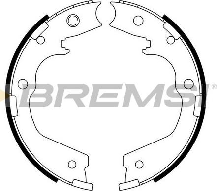 Bremsi GF0757 - Комплект гальм, ручник, парковка avtolavka.club