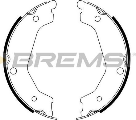 Bremsi GF0764 - Комплект гальм, ручник, парковка avtolavka.club