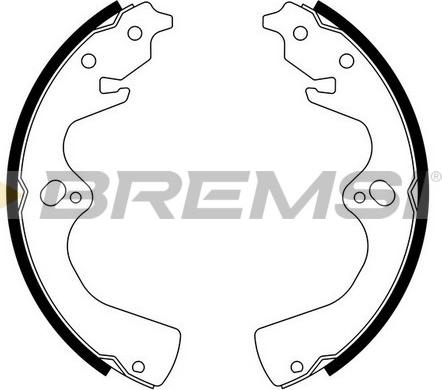 Bremsi GF0783 - Комплект гальм, барабанний механізм avtolavka.club
