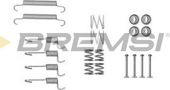 Bremsi SK0008 - Комплектуючі, барабанний гальмівний механізм avtolavka.club