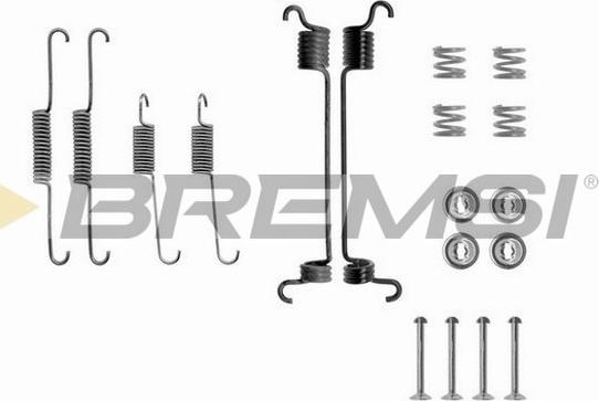 Bremsi SK0741 - Комплектуючі, барабанний гальмівний механізм avtolavka.club