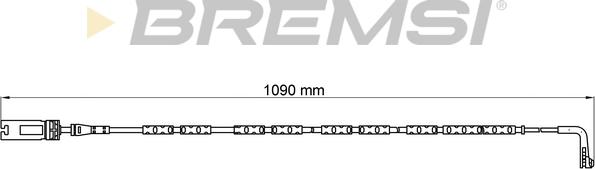 Bremsi WI0613 - Сигналізатор, знос гальмівних колодок avtolavka.club