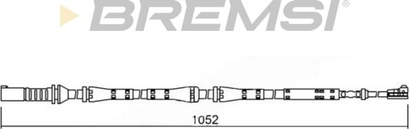 Bremsi WI0684 - Сигналізатор, знос гальмівних колодок avtolavka.club