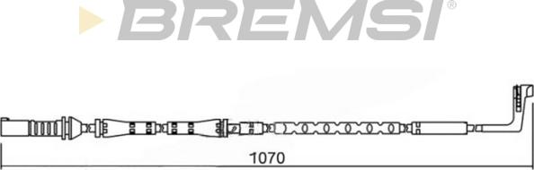 Bremsi WI0682 - Сигналізатор, знос гальмівних колодок avtolavka.club