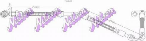 Brovex-Nelson H6691 - Гальмівний шланг avtolavka.club