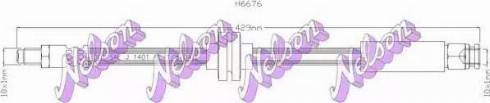 Brovex-Nelson H6676 - Гальмівний шланг avtolavka.club