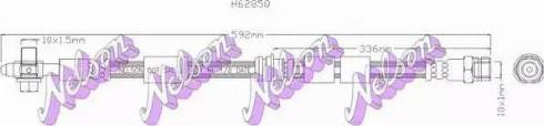 Brovex-Nelson H6285Q - Гальмівний шланг avtolavka.club