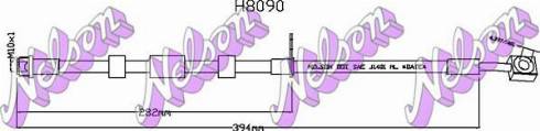 Brovex-Nelson H8090 - Гальмівний шланг avtolavka.club