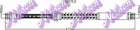 Brovex-Nelson H8193 - Гальмівний шланг avtolavka.club