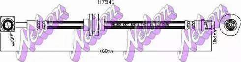 Brovex-Nelson H7541 - Гальмівний шланг avtolavka.club