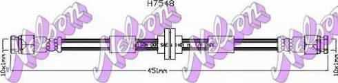 Brovex-Nelson H7548 - Гальмівний шланг avtolavka.club