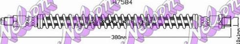 Brovex-Nelson H7584 - Гальмівний шланг avtolavka.club