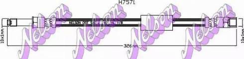 Brovex-Nelson H7571 - Гальмівний шланг avtolavka.club