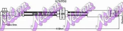 Brovex-Nelson H7695Q - Гальмівний шланг avtolavka.club