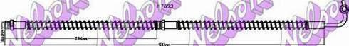 Brovex-Nelson H7693 - Гальмівний шланг avtolavka.club