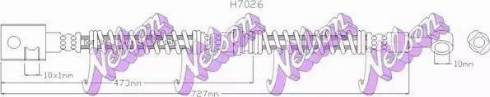 Brovex-Nelson H7026 - Гальмівний шланг avtolavka.club