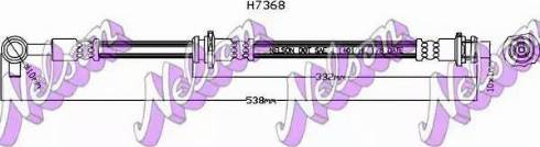 Brovex-Nelson H7368 - Гальмівний шланг avtolavka.club