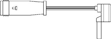 BSF 09059 - Сигналізатор, знос гальмівних колодок avtolavka.club