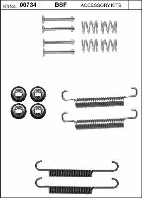 BSF 00734 - Комплектуючі, гальмівна система avtolavka.club