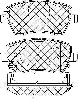 Japanparts PA0800AF - Гальмівні колодки, дискові гальма avtolavka.club