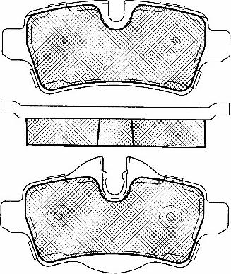 BSF 10955 - Гальмівні колодки, дискові гальма avtolavka.club