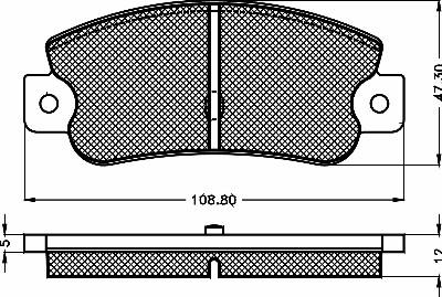 BENDIX 571474S - Гальмівні колодки, дискові гальма avtolavka.club