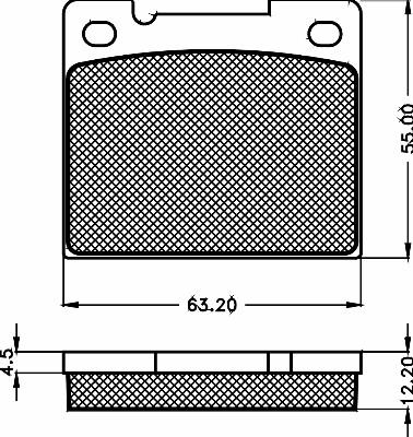 BSF 10442 - Гальмівні колодки, дискові гальма avtolavka.club