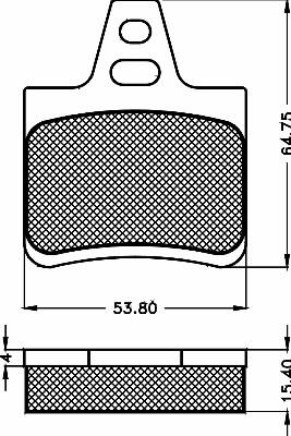 BSF 10451 - Гальмівні колодки, дискові гальма avtolavka.club