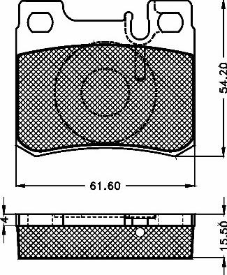 BSF 10463 - Гальмівні колодки, дискові гальма avtolavka.club
