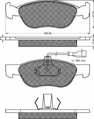 BSF 10400 - Гальмівні колодки, дискові гальма avtolavka.club