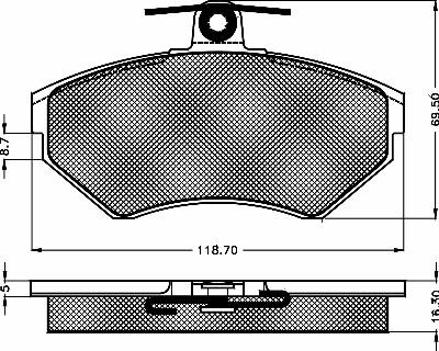 BSF 10423 - Гальмівні колодки, дискові гальма avtolavka.club