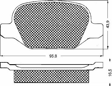 4U Autoparts 37471FT - Гальмівні колодки, дискові гальма avtolavka.club