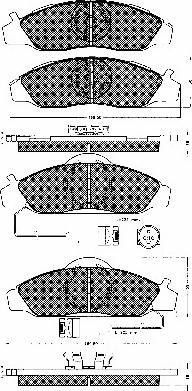 BSF 10676 - Гальмівні колодки, дискові гальма avtolavka.club